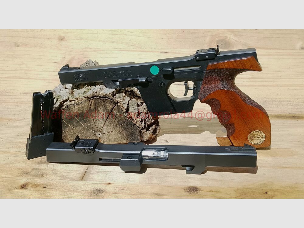 Carl Walther '100 años de Walther' GSP Pistola Deportiva .32S&W y .22lr