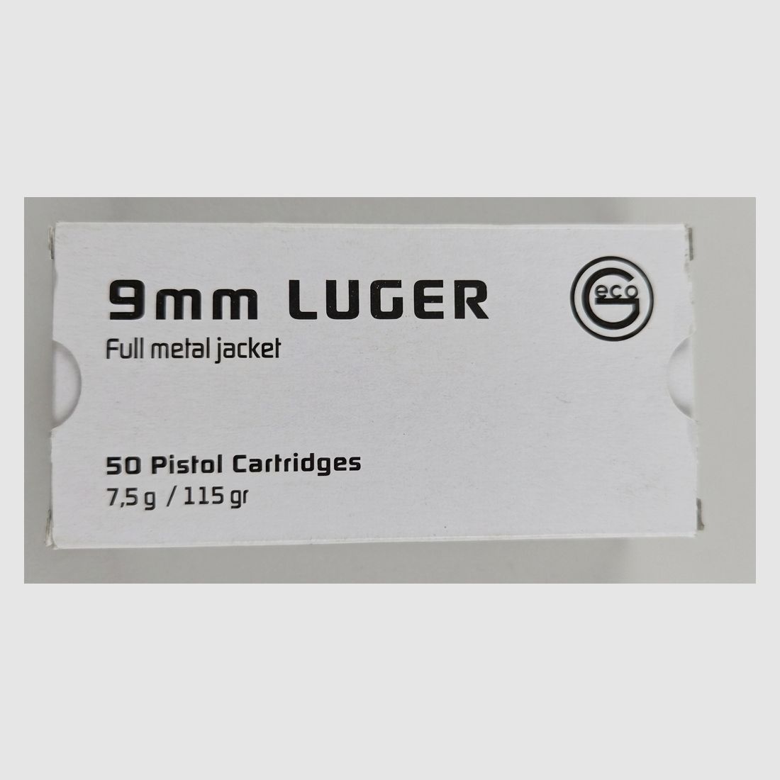 9mm Luger Geco "White Box" 115gr FMJ 2000 pezzi
