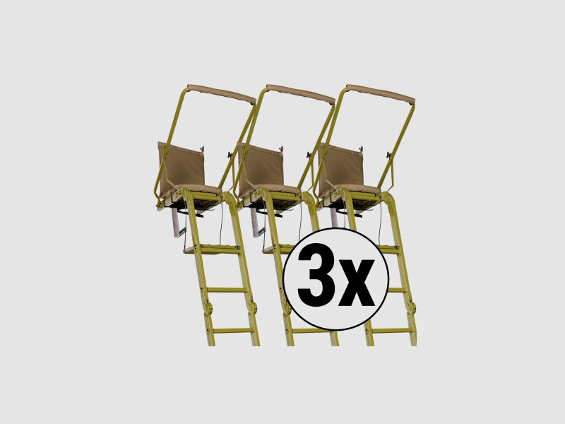 Boomzitplaats wasbeer (set van 3) |