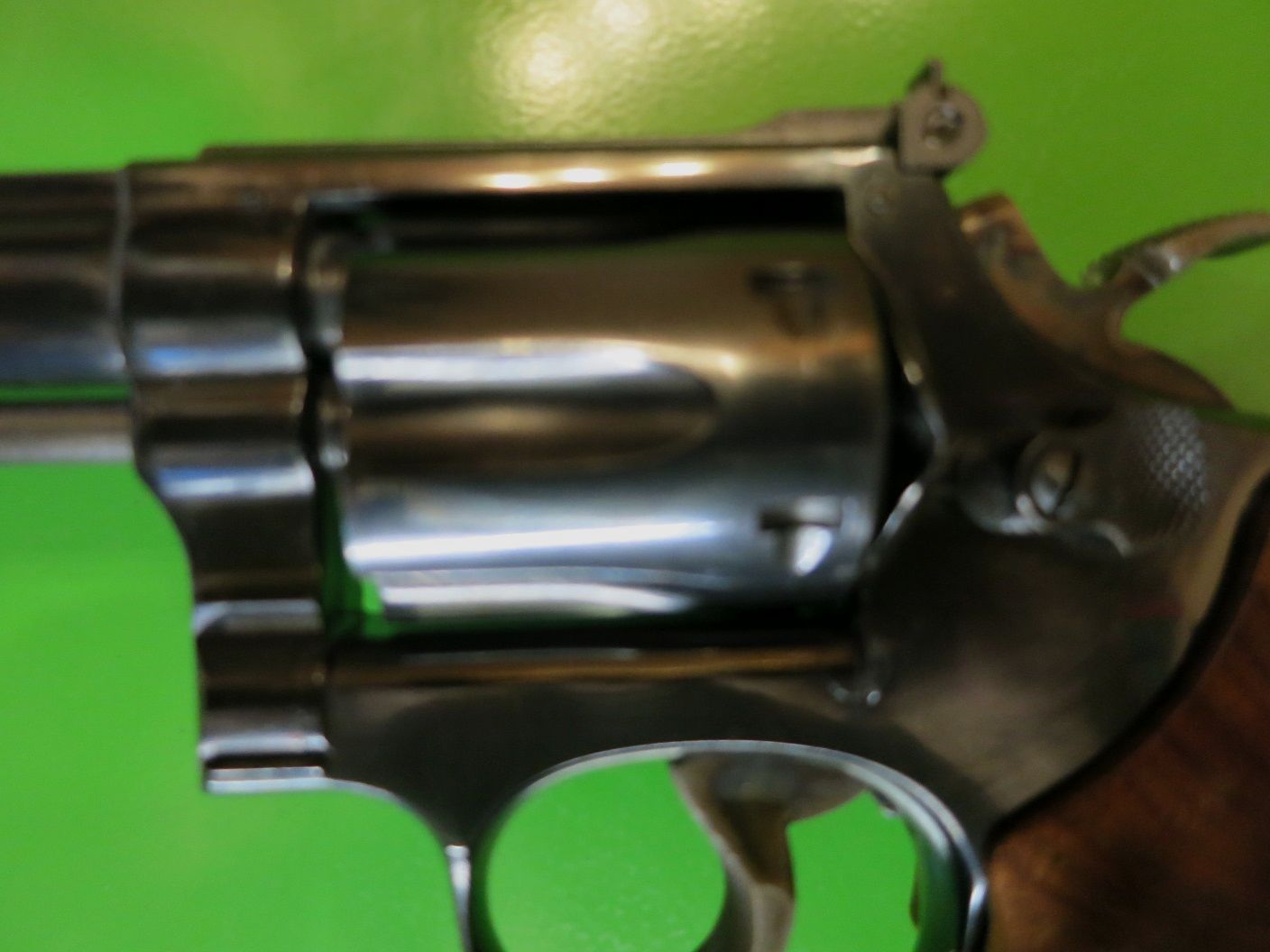 Revólver deportivo, revólver de tiro Smith & Wesson modelo 17-3 Masterpiece "Target", .22lr + empuñadura deportiva #69-