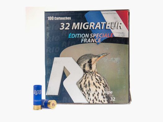 CARTOUCHES 12/70 PACK MIGRATEUR 32 BJ PB 8 X100