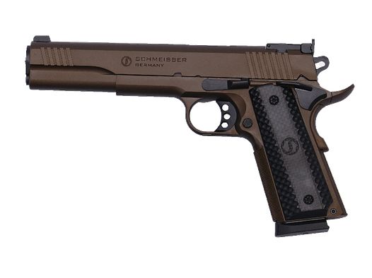 SCHMEISSER 1911 HUGO 6″ Kaliber 9mm Luger 6" in burnt bronce Schmeisser Hugo Burnt Bronce UVP: 2150€