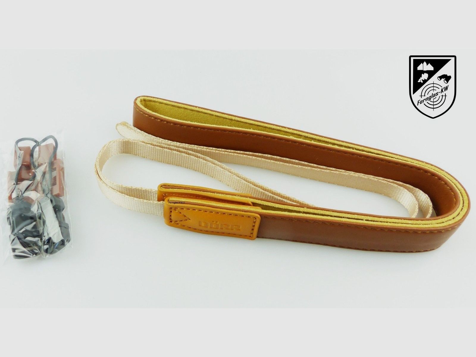 Binoculars 350629 shoulder strap carrying strap brown L:150cm