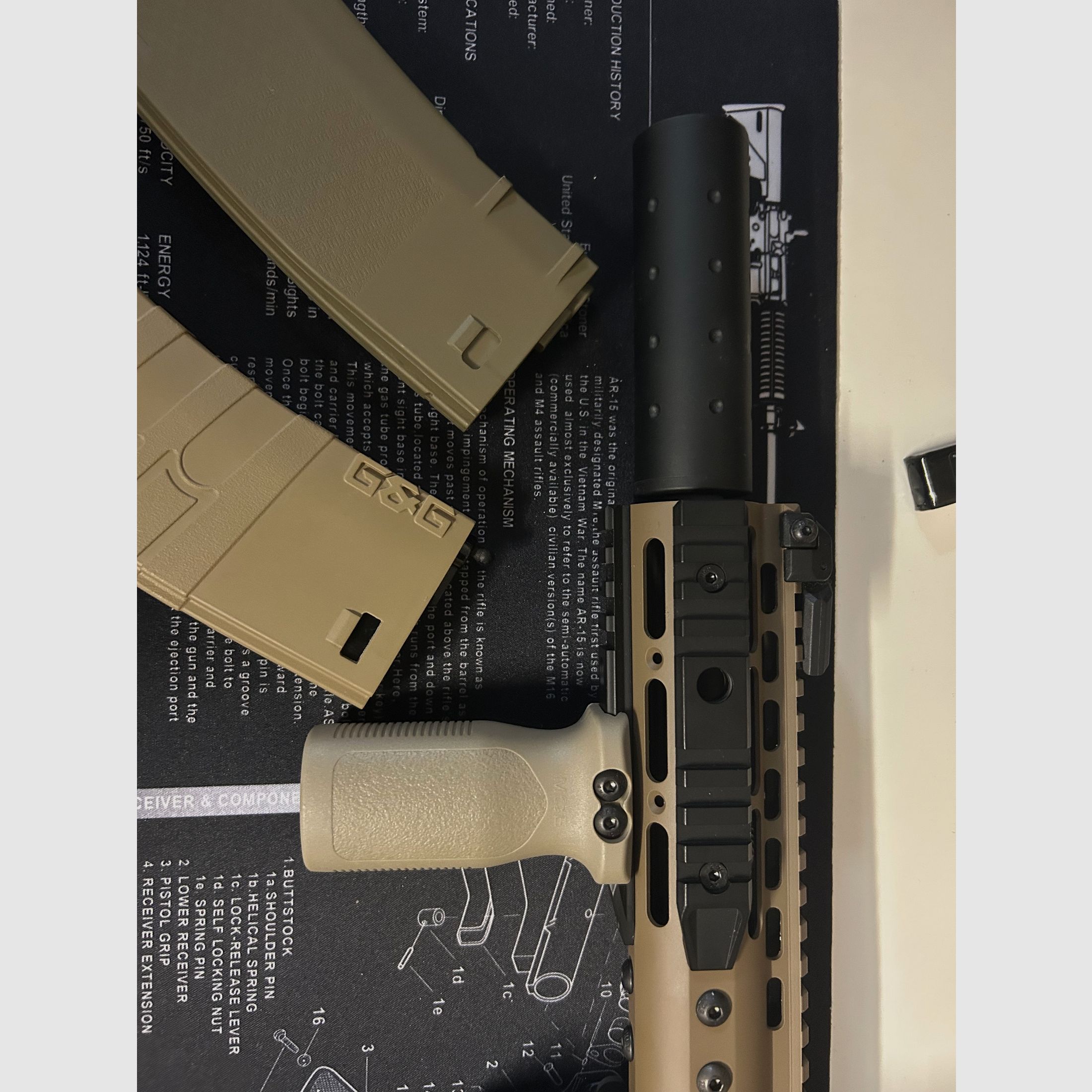 Specna Arms C12 Core Half Tan 0,5J Airsoft comme neuf !!