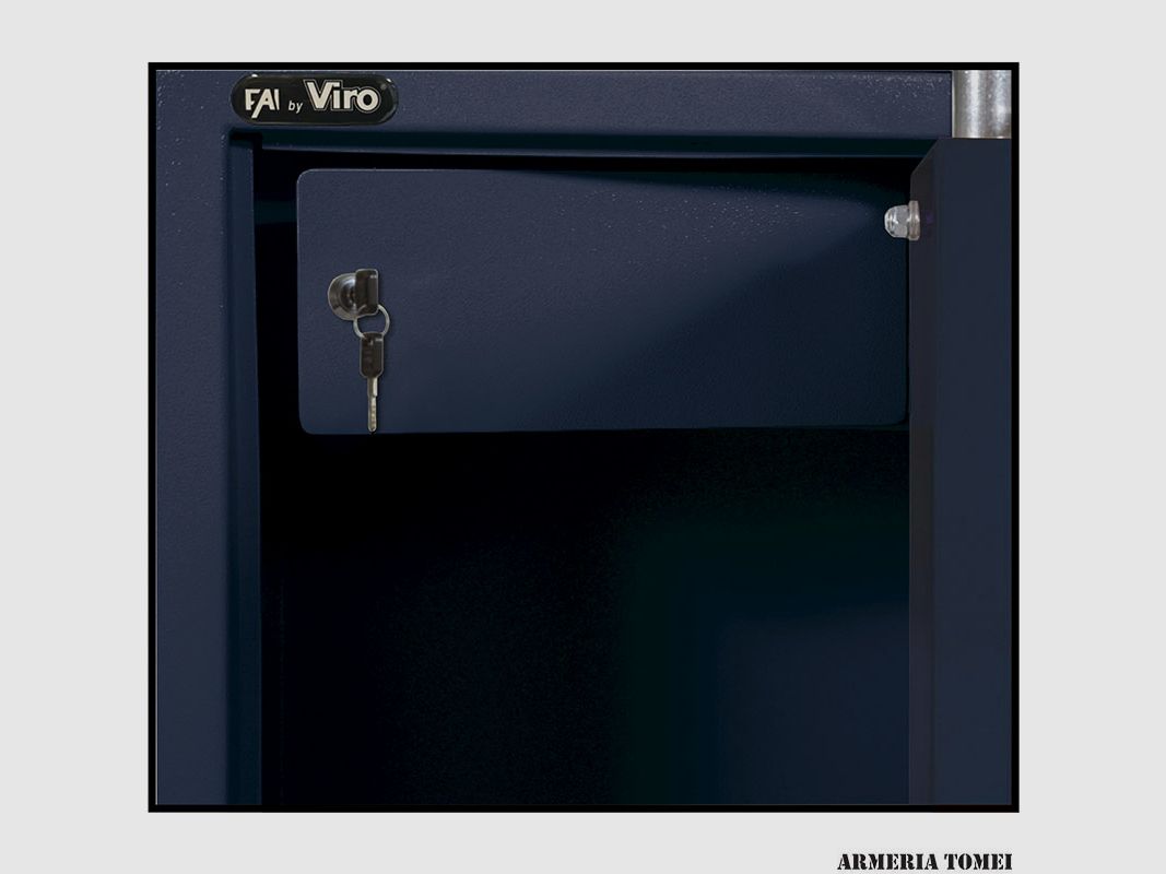 VIRO – Waffenschrank 10/12 Plätze + Tresor, mit Doppelbart-Schlüssel, Linie FAI, Bild 2 von 3
