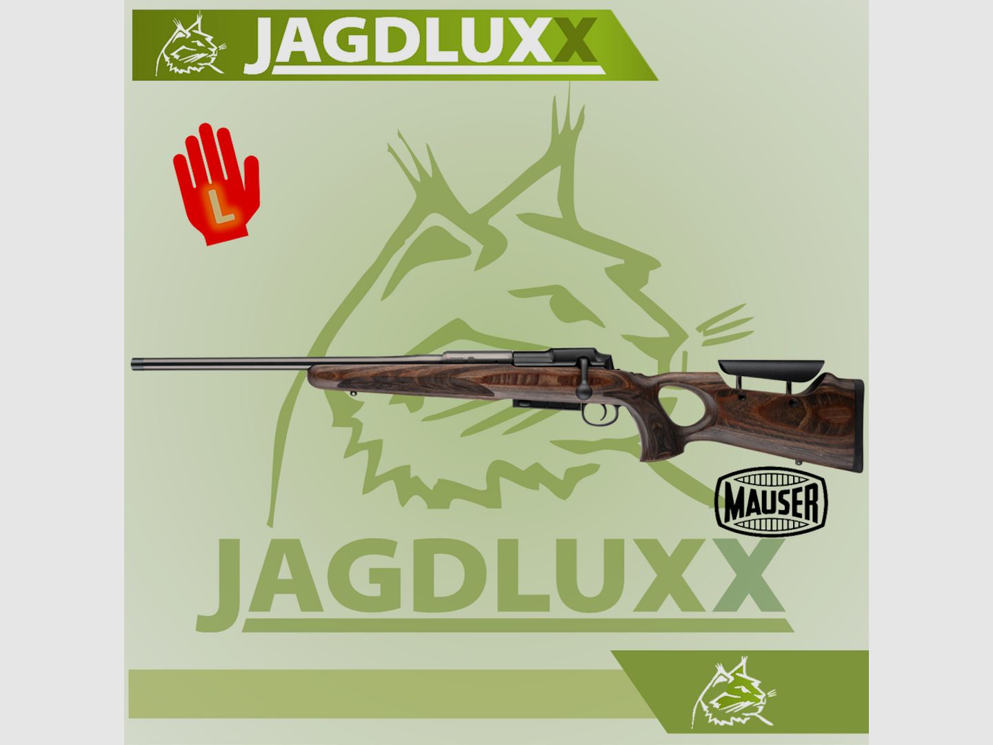 Mauser 25 Max répétiteur à tir direct comme arme pour gauchers