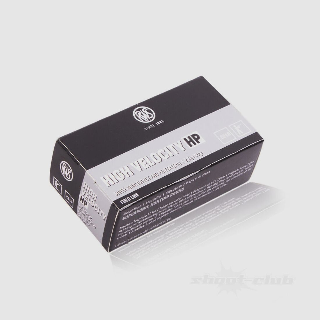 RWS	 RWS HV-Hohlspitz .22lr - 50er Packung