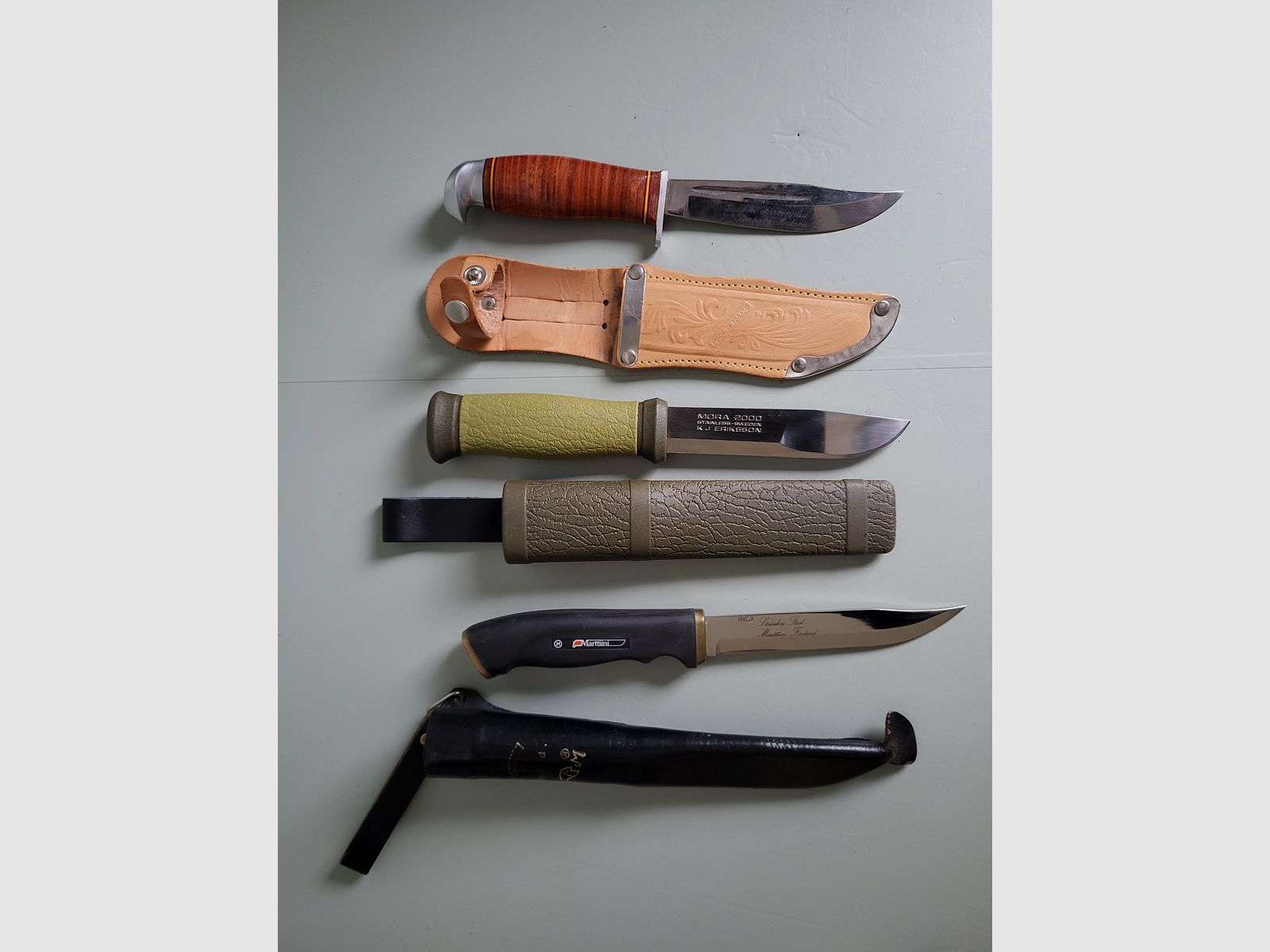 Jagd Messer - Schweden - Finnland - Signierte - Design Messer