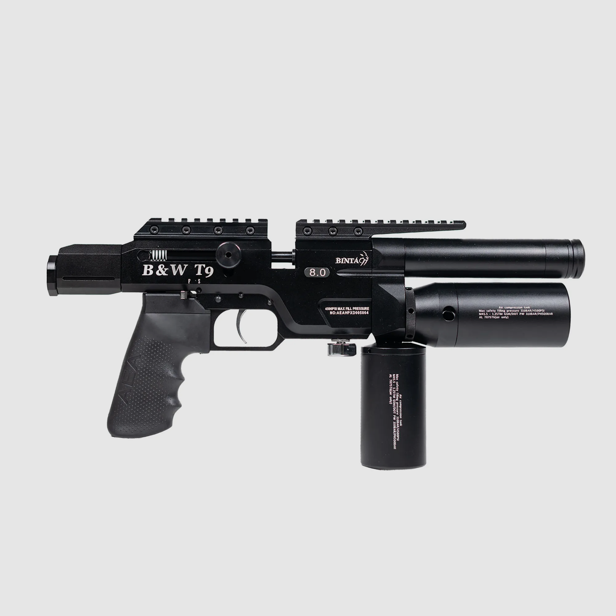BinTac T9 Klappschaft 9mm (.35), Bild 2 von 3