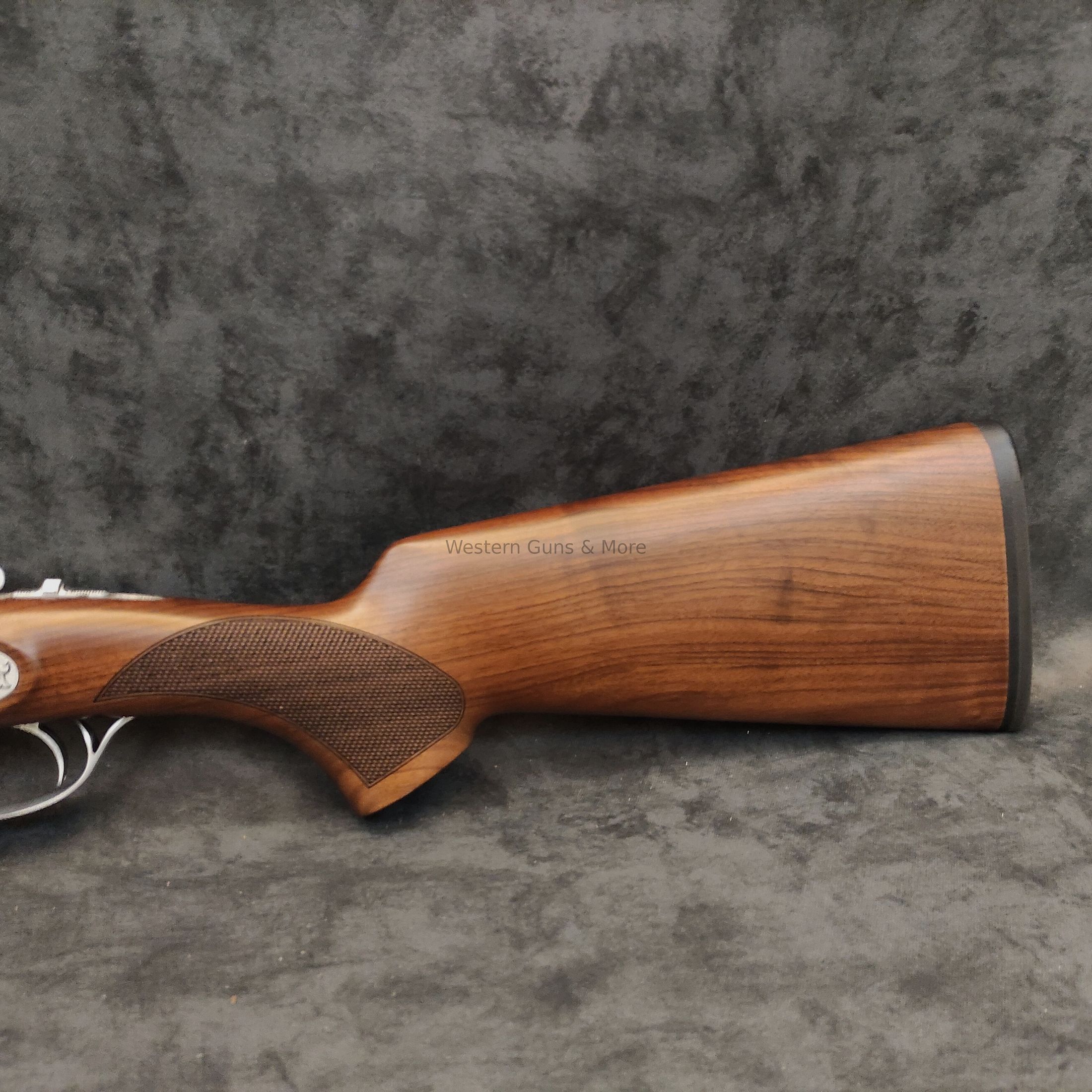Huglu	 Huglu Kal.12/76  Mod.200AC Silber voll Graviert "Coachgun"