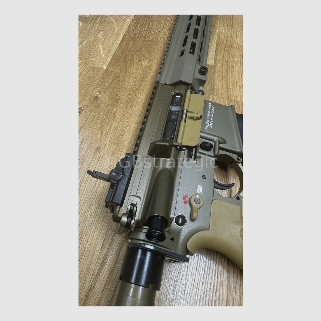 Heckler & Koch MR223 A3 Slim-Line 16.5" Barrel - semi-automatic rifle .223Rem long M-LOK handguard - sand color - sport approved! - similar to Bundeswehr G95A1 G95KA1 G95K H&K 416