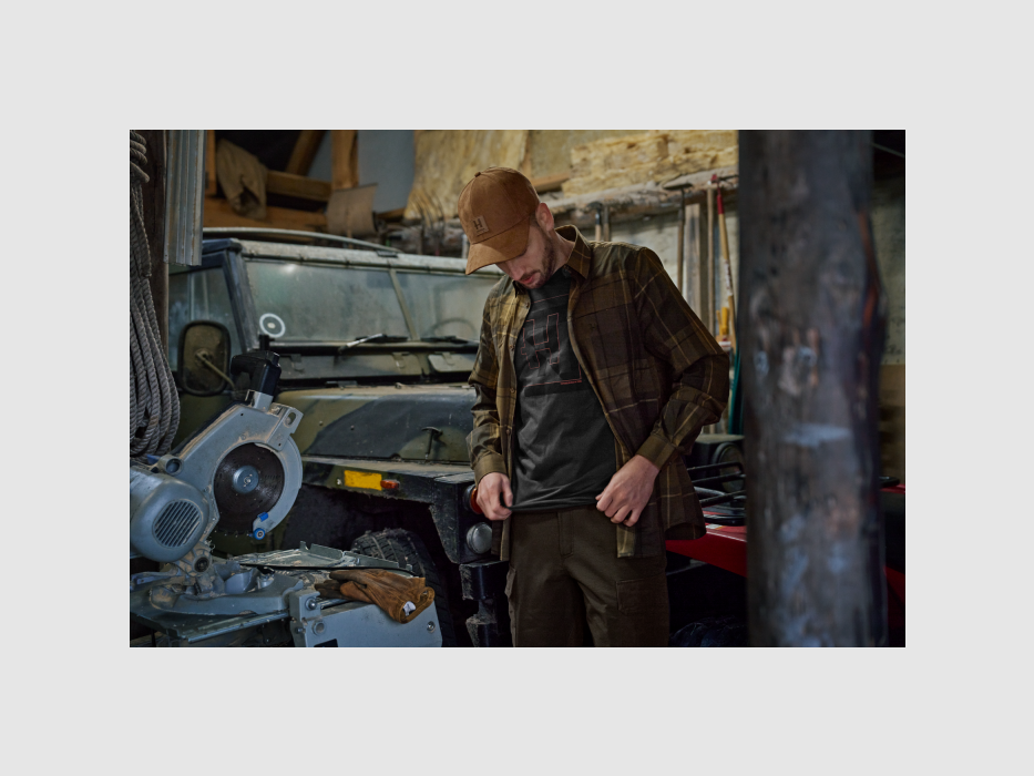 Koszula Harkila Akse L/S Willow green check (1072371), zdjęcie 8 z 9