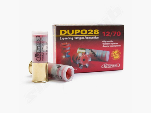 DDupleks Flintenlauf-, Jagdpatronen DDupleks DUPO 28 12/70 28g