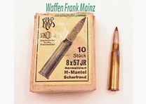 RWS (WZd.Fa.Rottweil) Büchsenpatronen 8x57 JR