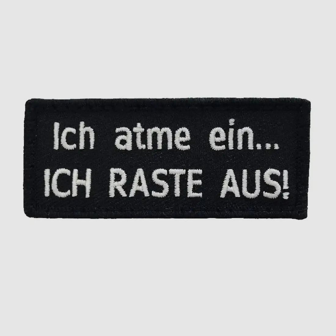 Café Viereck Café Viereck Patch Ich atme ein ich raste aus