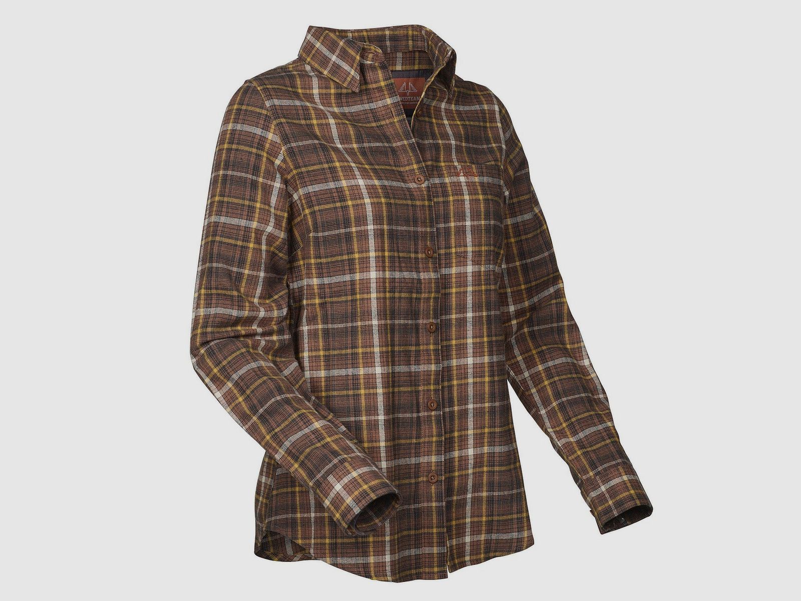 Swedteam Meadow Hemd Damen Brown - 40