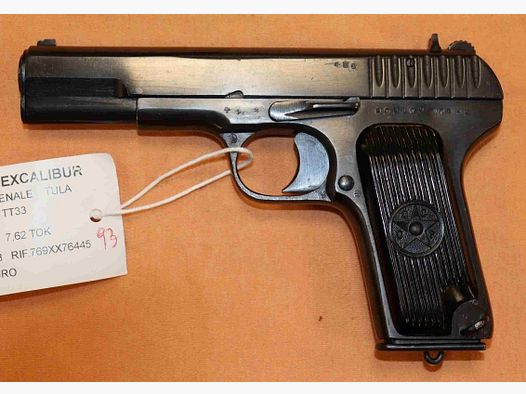 Arsenal Tula Pistol Model TT33 Caliber 7.62Tok