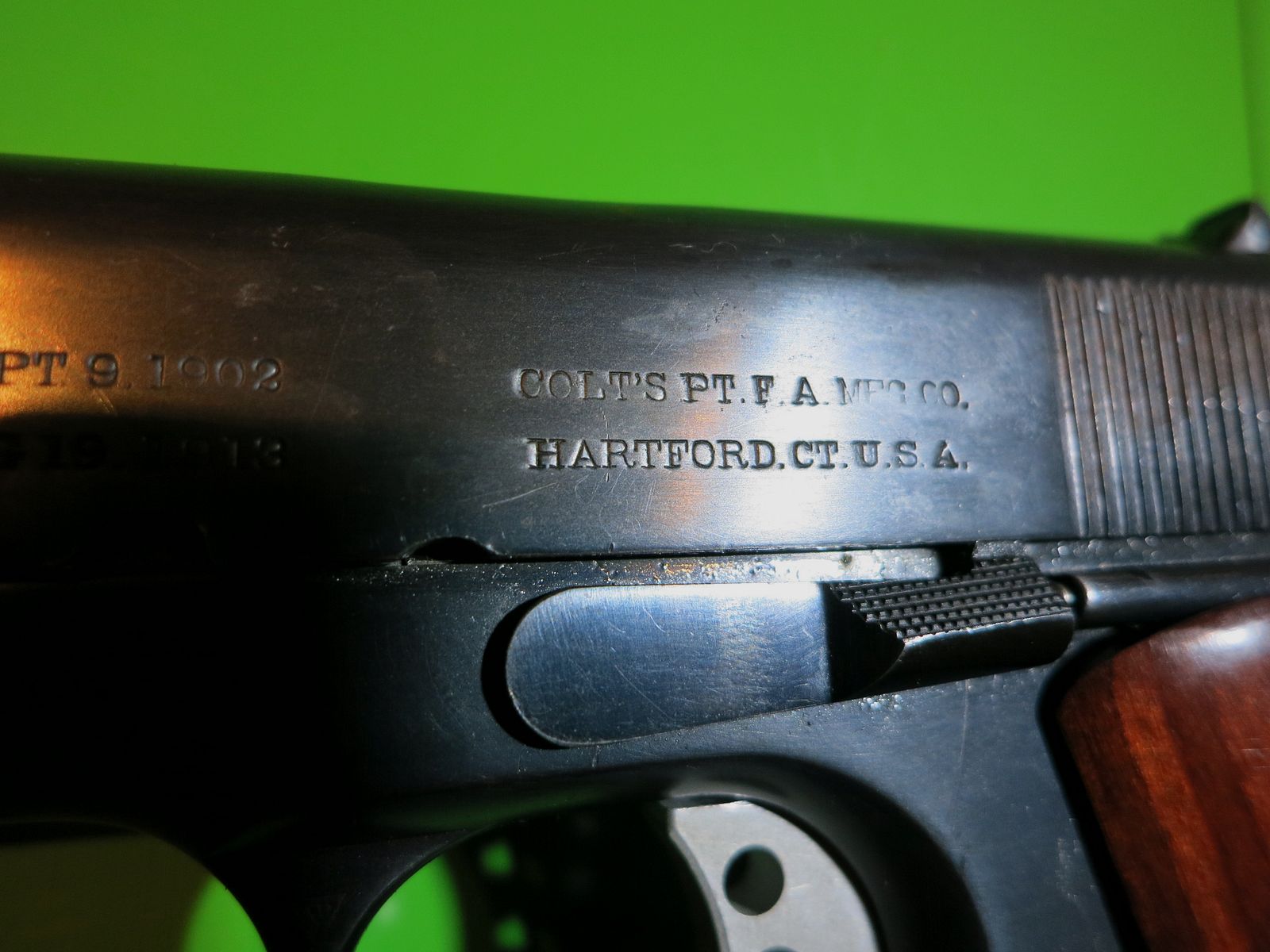 COLT 1911 Marina Argentina -Commercial-Government aus 1914- .45 Auto, Sammlerwaffe     #40-, Bild 10 von 14