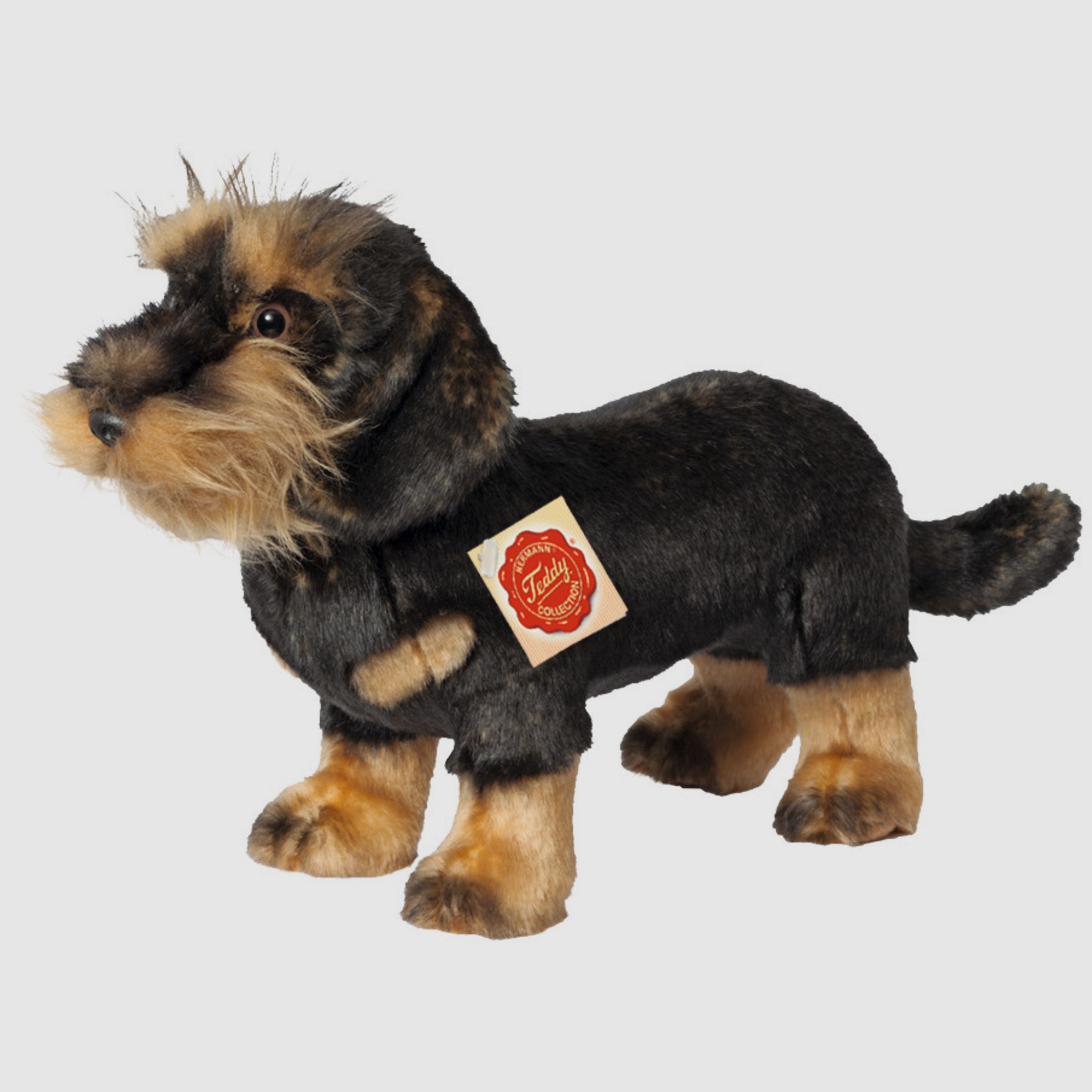 Teddy Hermann Pluche Speelgoed Ruwhaar Dachshund, Staand