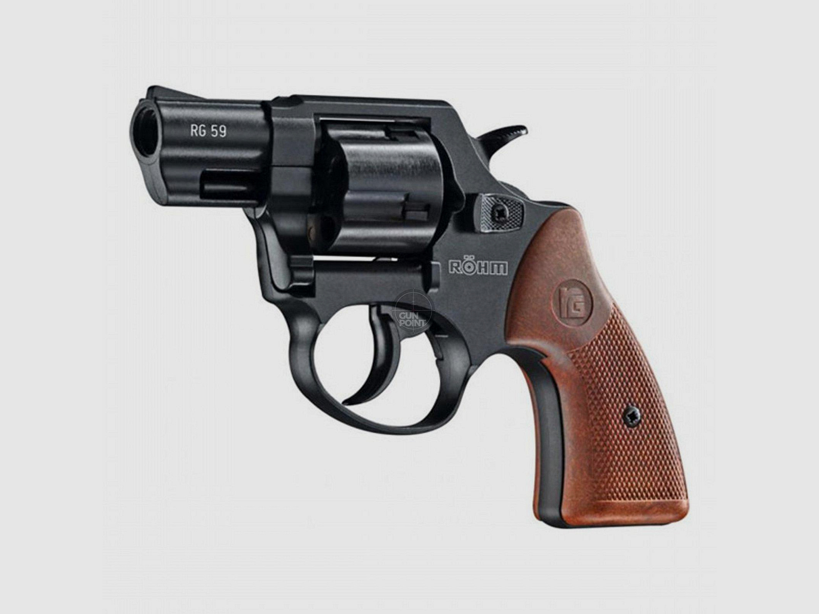 Schreckschuss - Gas Signal Revolver - RHM RG 59 - brniert