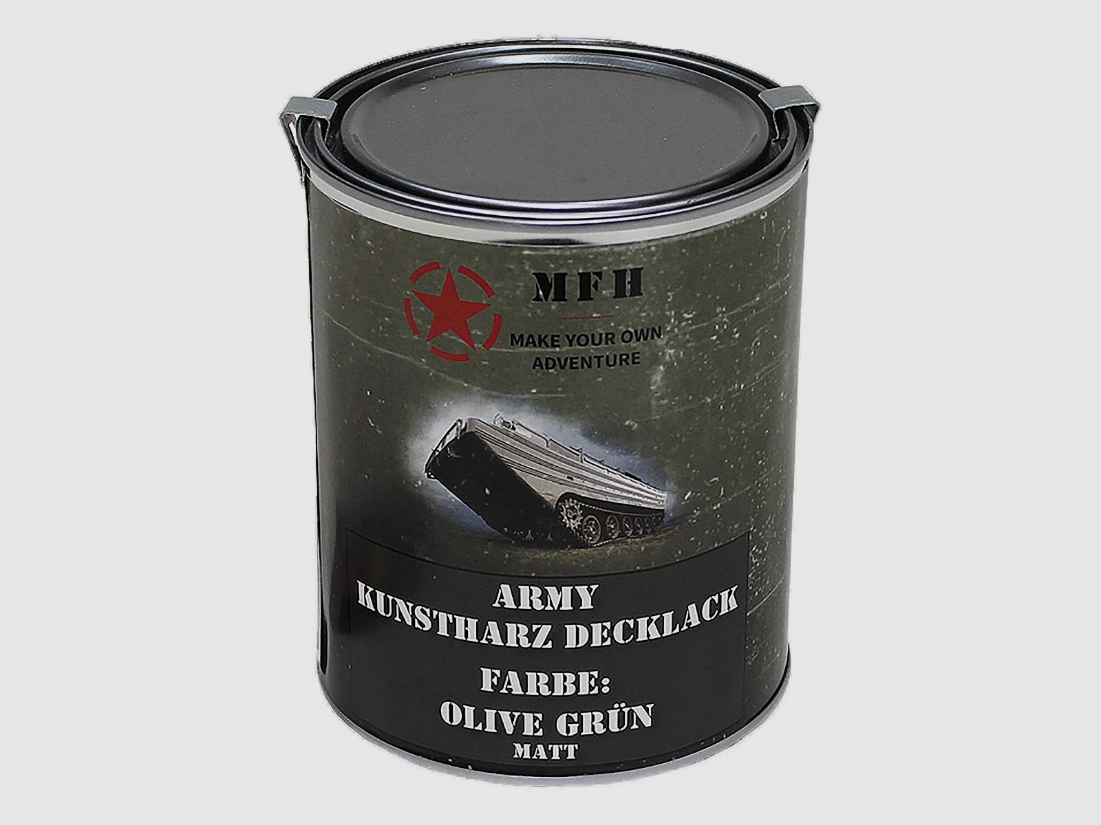 MFH MFH Farbdose Army Lack 1 Liter matt oliv grün