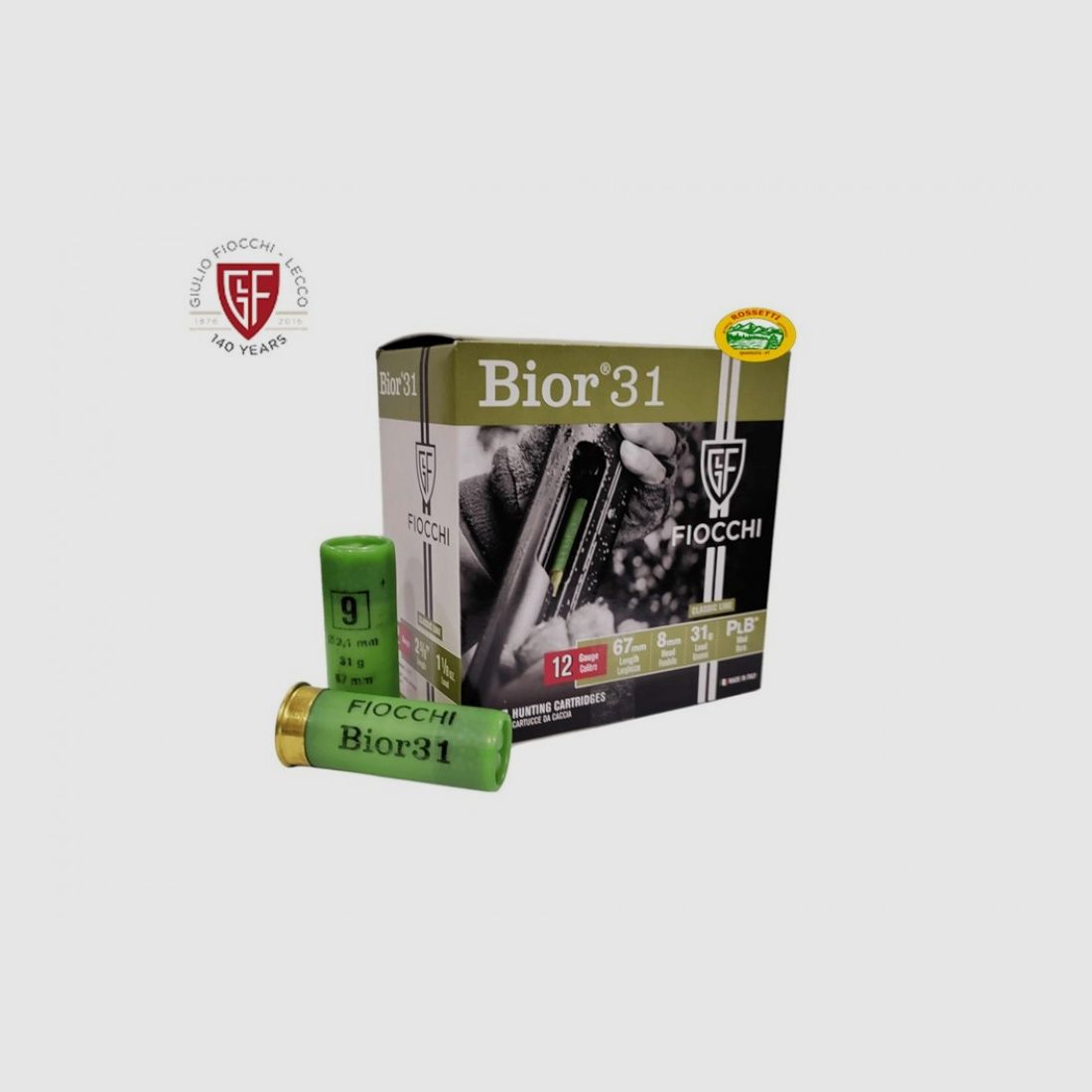 FIOCCHI Patronen BIOR 31 Kal. 12 pb. 13