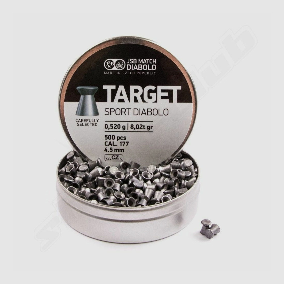 JSB Diabolos Target Sport glatt 4,5mm / 0,52 g / 500 Stk