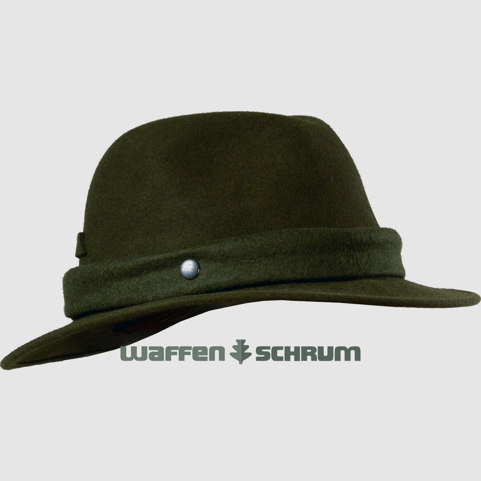 Lodenhut Rollhut mit Signalband Olive