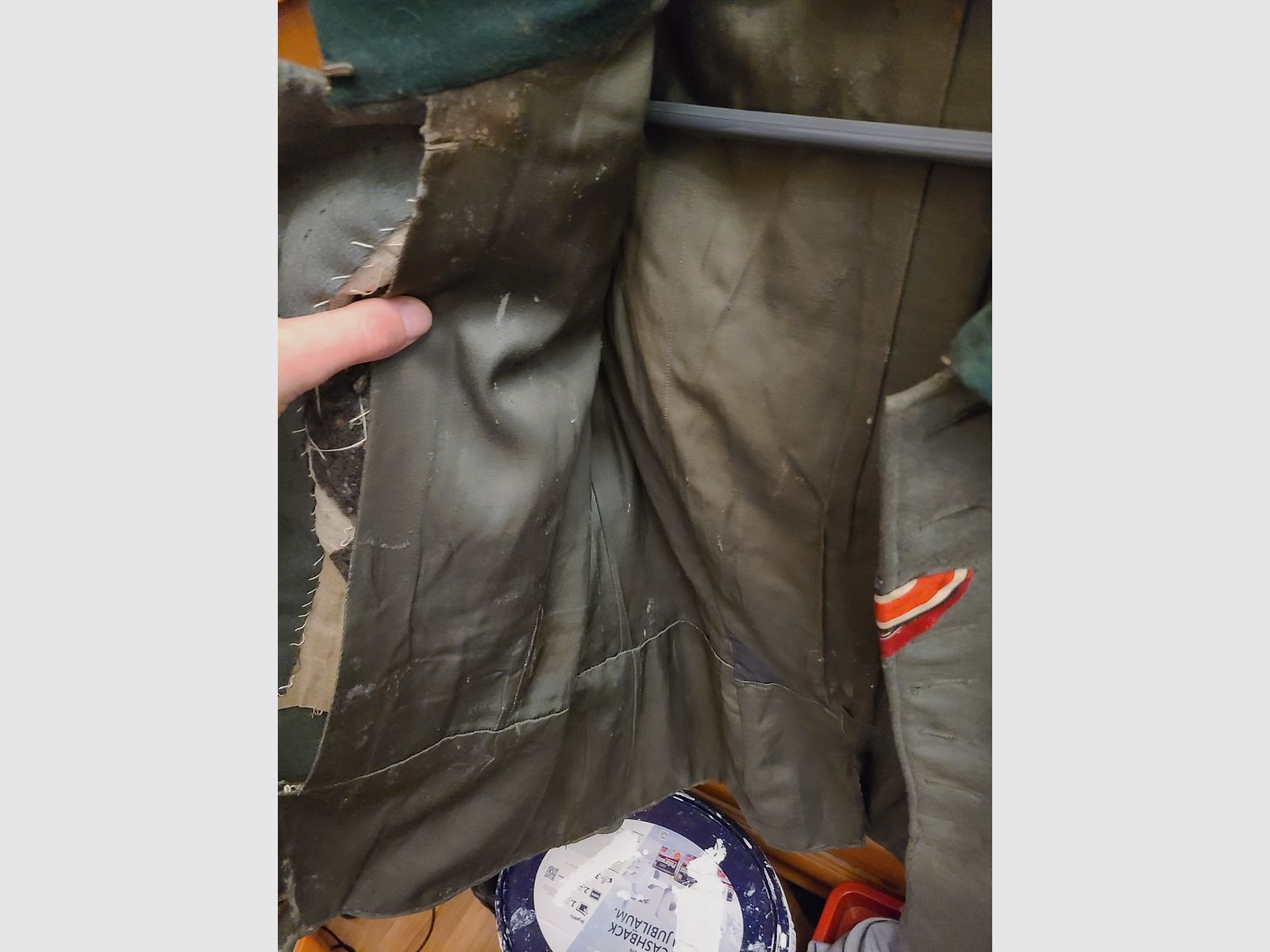 Uniforme Wehrmacht giacca 100% originale ritrovamento in soffitta