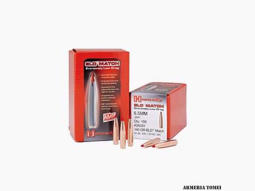 HORNADY – 338 CAL (.338″) 285gr ELD MATCH (50 STK)