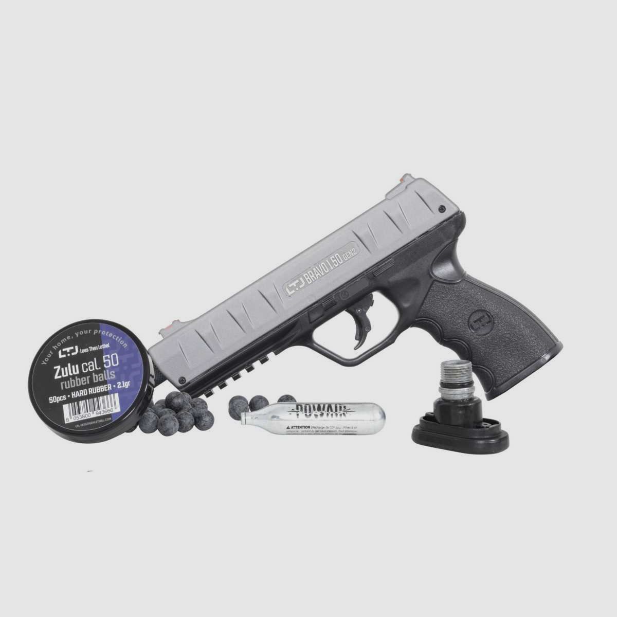 PACK PISTOLET BRAVO CO2 C50 LTL, image 2 sur 3