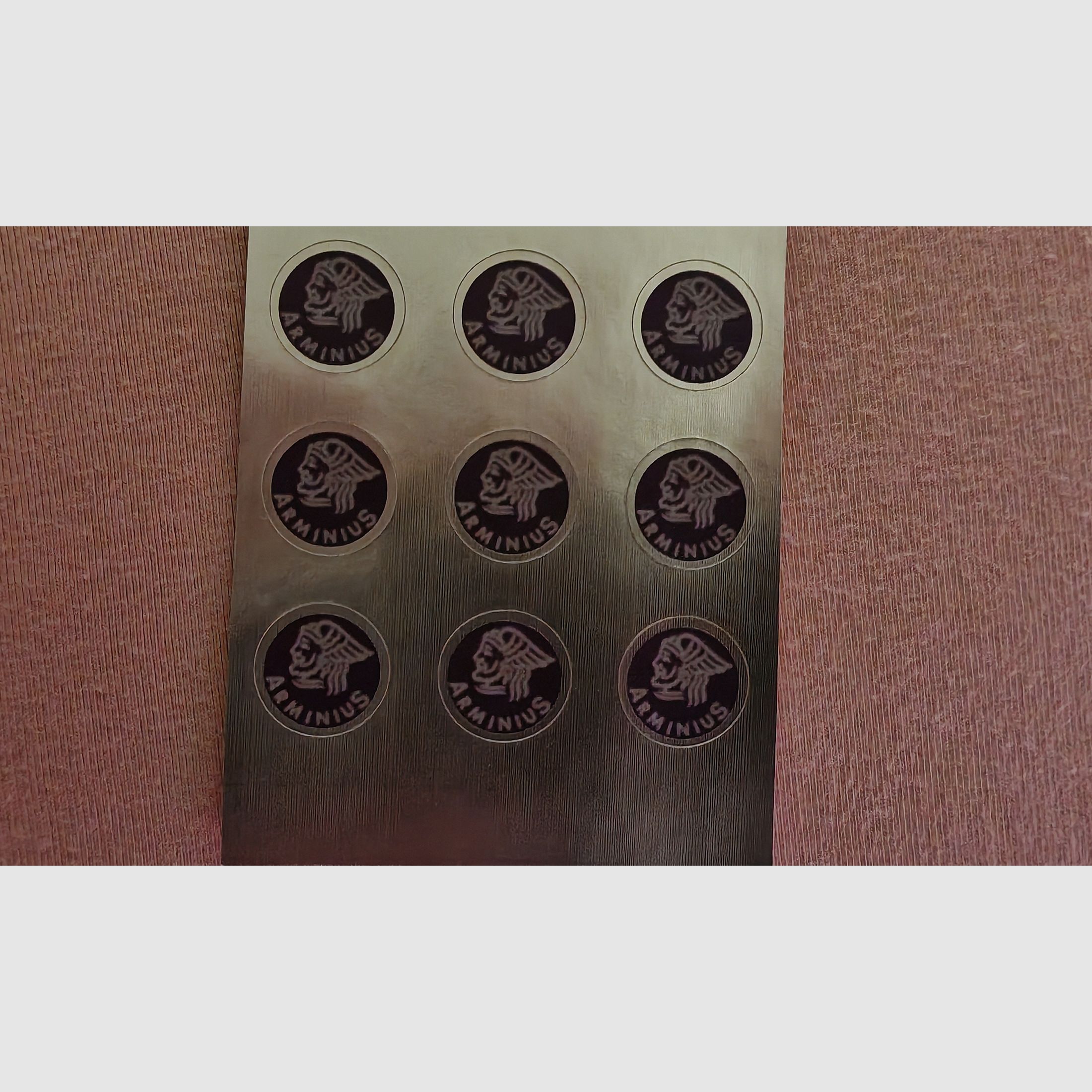 1x Arminius Logo Icon Emblem Aufkleber für ME Bull Barrel & ME Single Action Army | Gratis Versand!