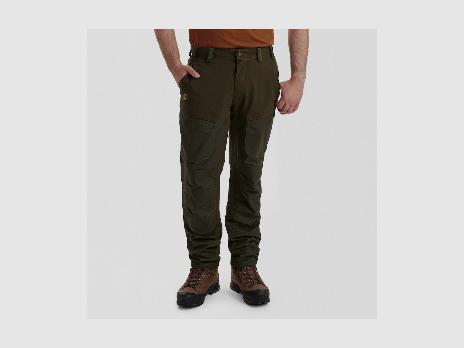 Pantalones Strike DEERHUNTER con membrana Verde Profundo