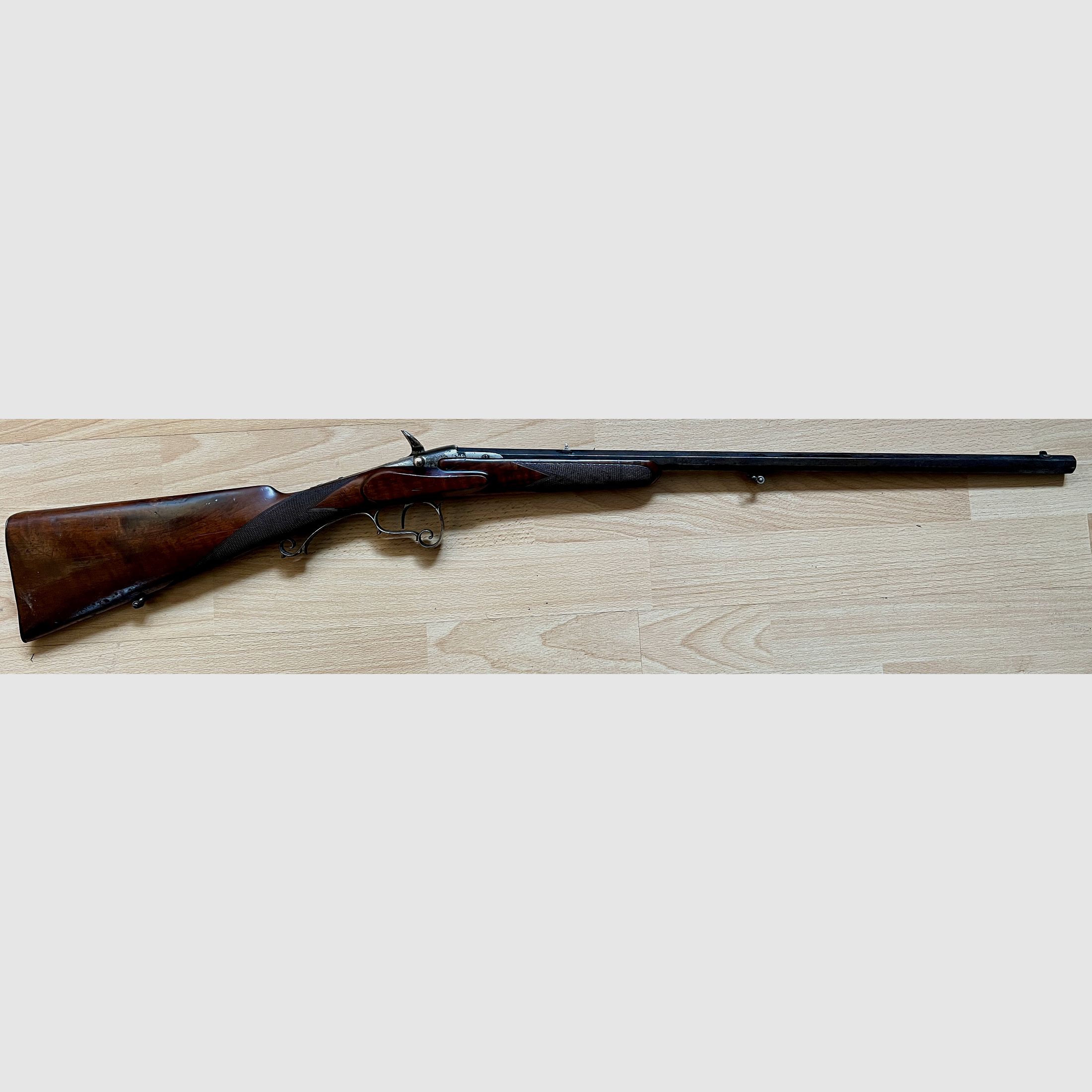 9mm Flobert Tesching Flinte Warnant- System Luxus "Zimmerstutzen" Salon,- Sammlerwaffe (ähnlich Ferlach) Antik, Schädlingsbekämpfung