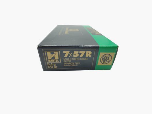 DESTO AMMO - LOT DE 28 MUNITIONS RWS CAL.7x57R H-MANTEL 173Grs