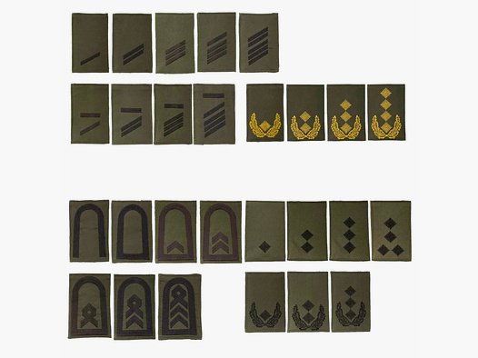 Fritzsch BW rank badge army Velcro