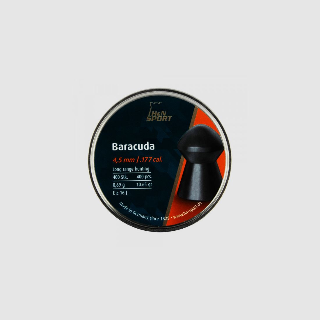 H&N BARACUDA DIABOLOS 4,5 MM GLATT - 400 STÜCK