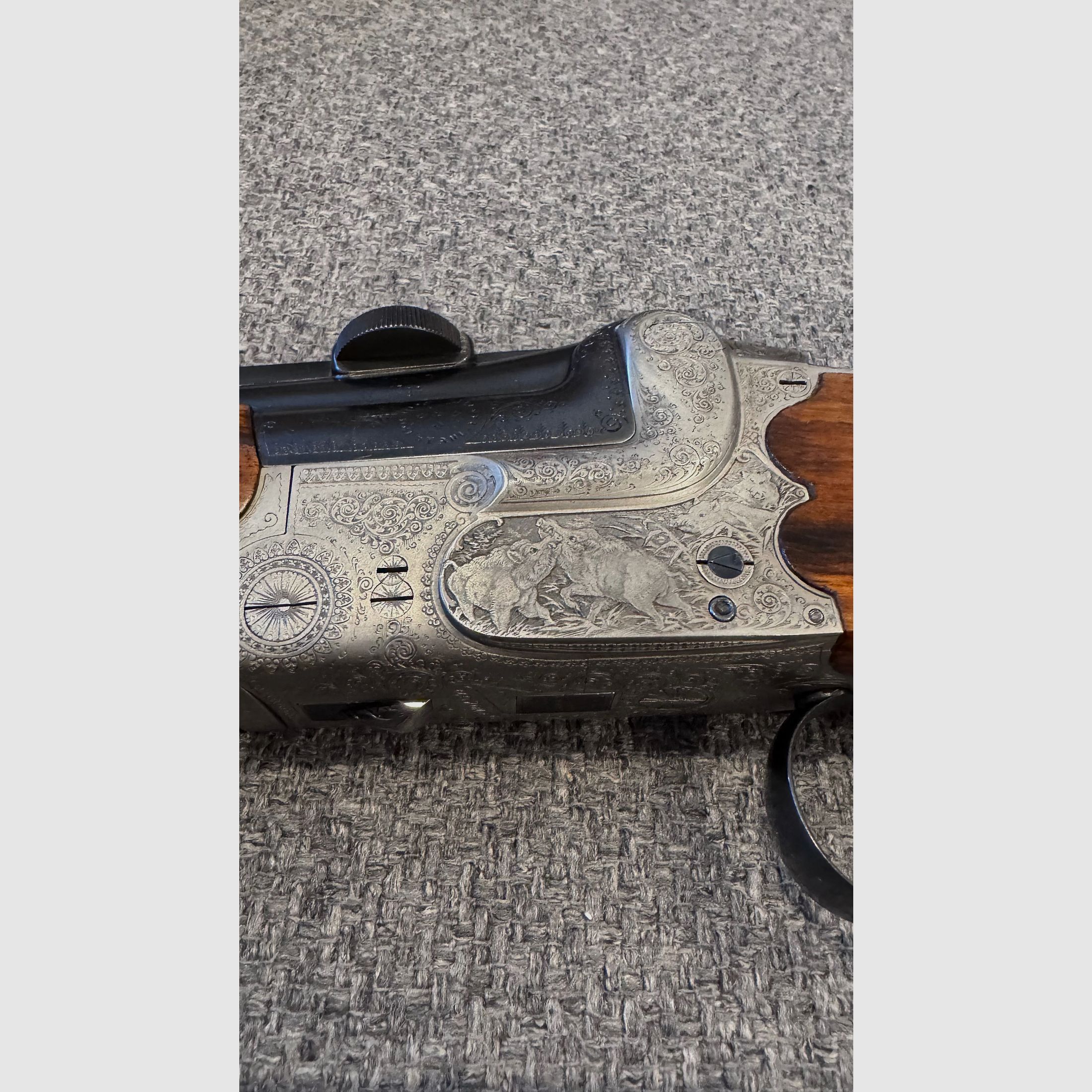 Ekskluzywna Simson Suhl Bockdoppelbüchse kaliber 8x57 IR – okaz kolekcjonerski w doskonałym stanie