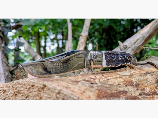 Coltello da caccia pezzo unico, coltello tascabile (pieghevole)