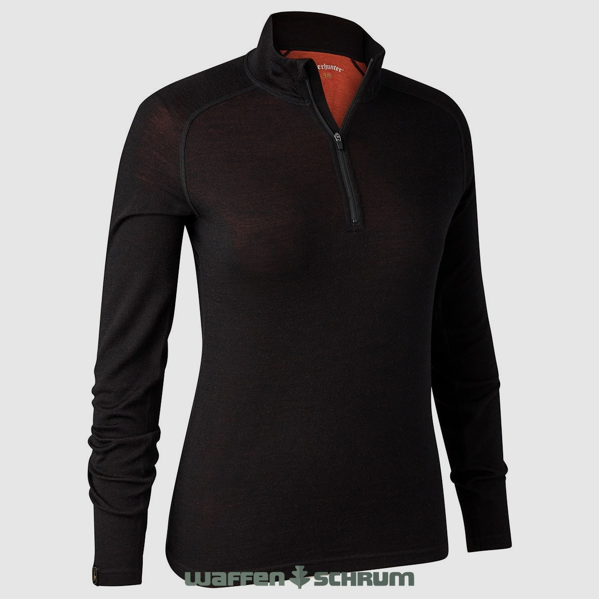 Deerhunter Unterhemd Lady Quinn Merino Black Oak