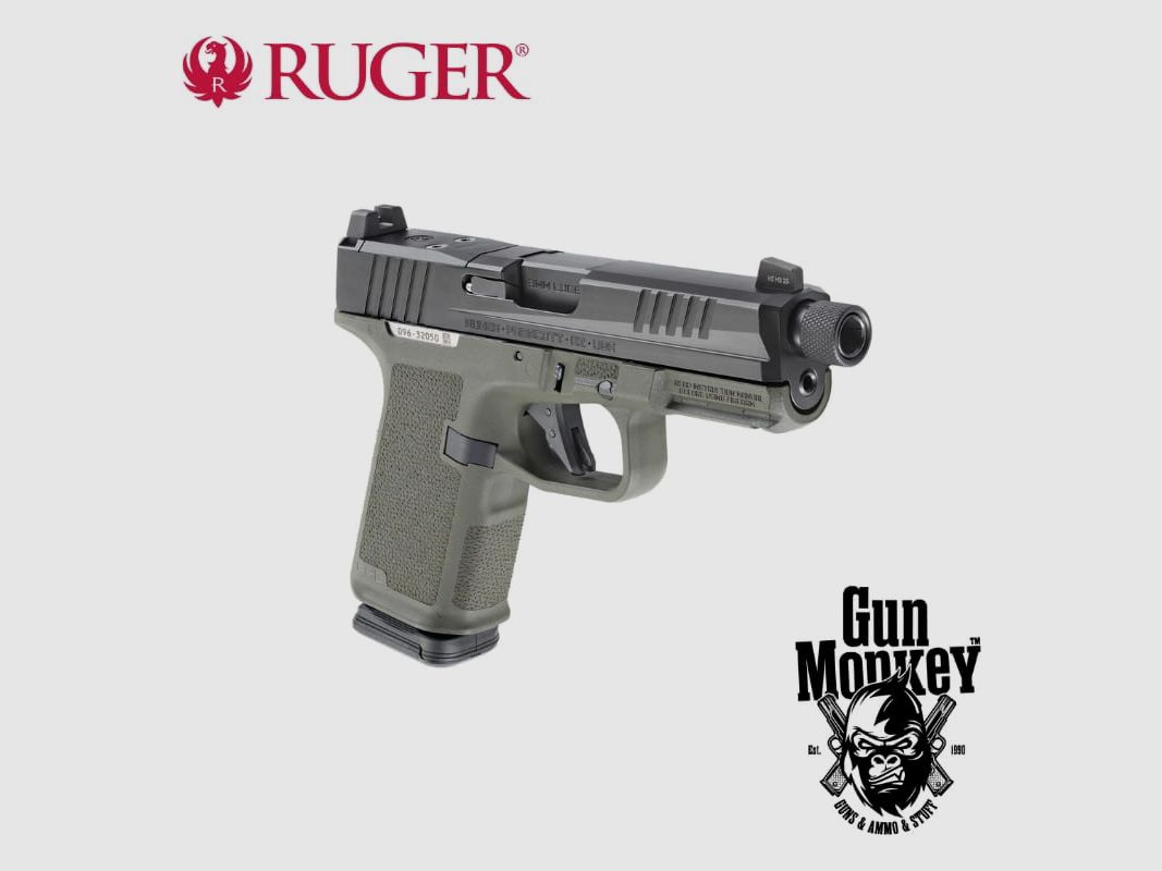 Ruger RXM OR TB 4.5" OD Green pistol cal. 9x19 (19436), image 2 of 5