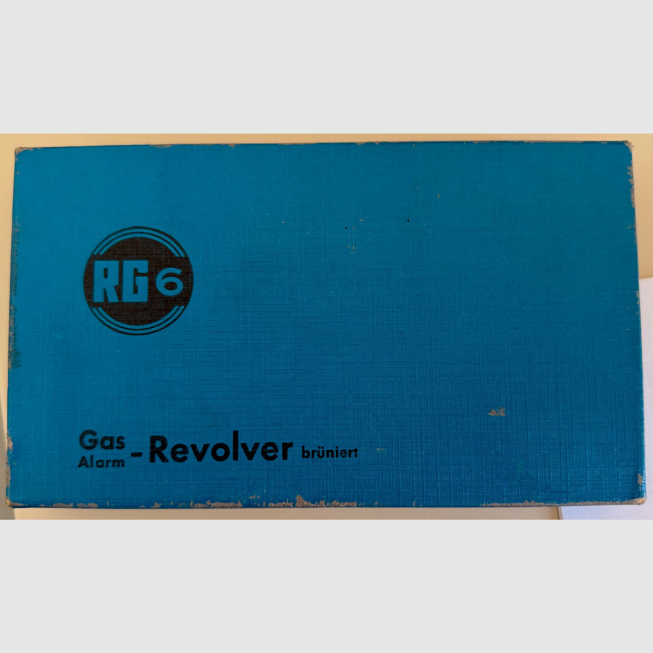 Röhm RG6 revólver de gas/alarma - sin número PTB con caja original y hoja de instrucciones - estado TOP