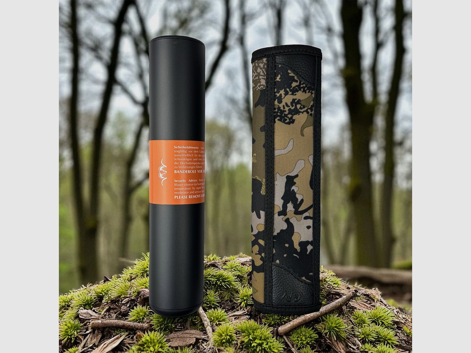 Blaser Protección de Silenciador HunTec Camo Grande