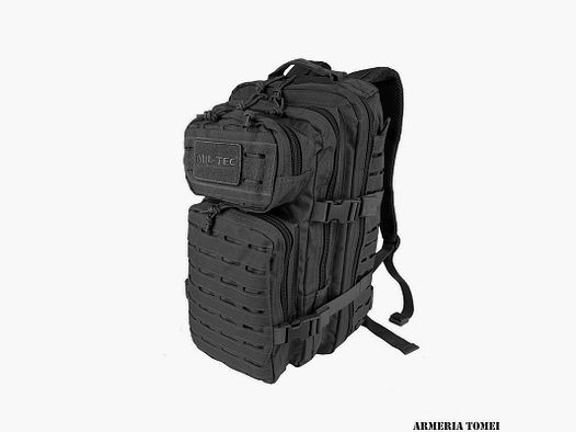 MIL-TEC – US ASSAULT PACK SM LASER CUT SCHWARZ 42 x 20 x 25 cm