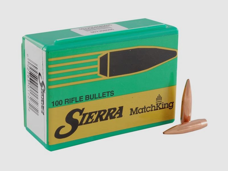 Balle Sierra 6,5mm/.264 123GR HPBT Matchking 100 pièces