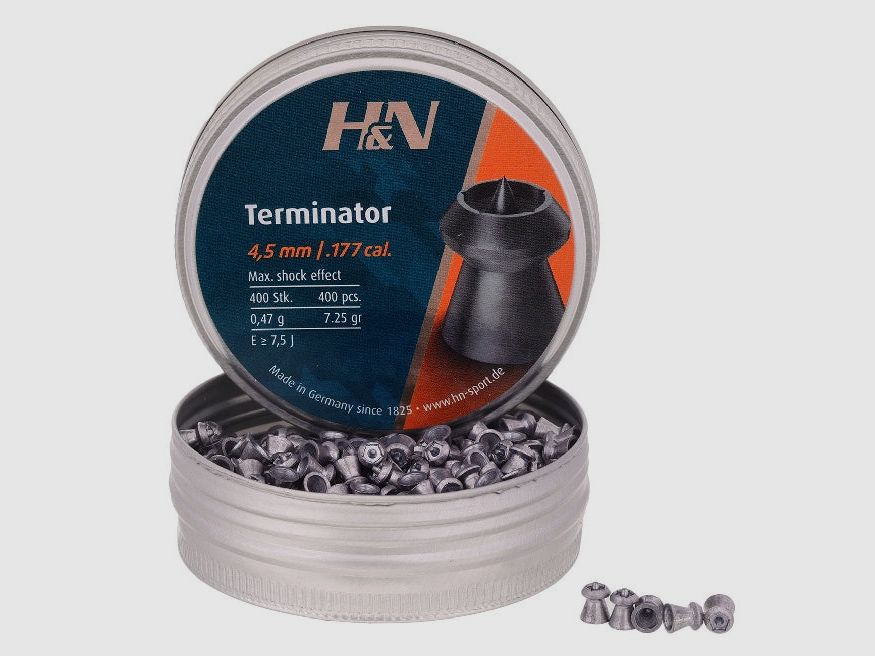 H&N DIABOLO TERMINATOR BULLE CAL. 4.5 400pcs.