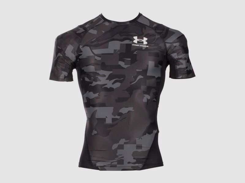 Under Armour Under Armour Shirt HG Isochill Comp Print SS schwarz