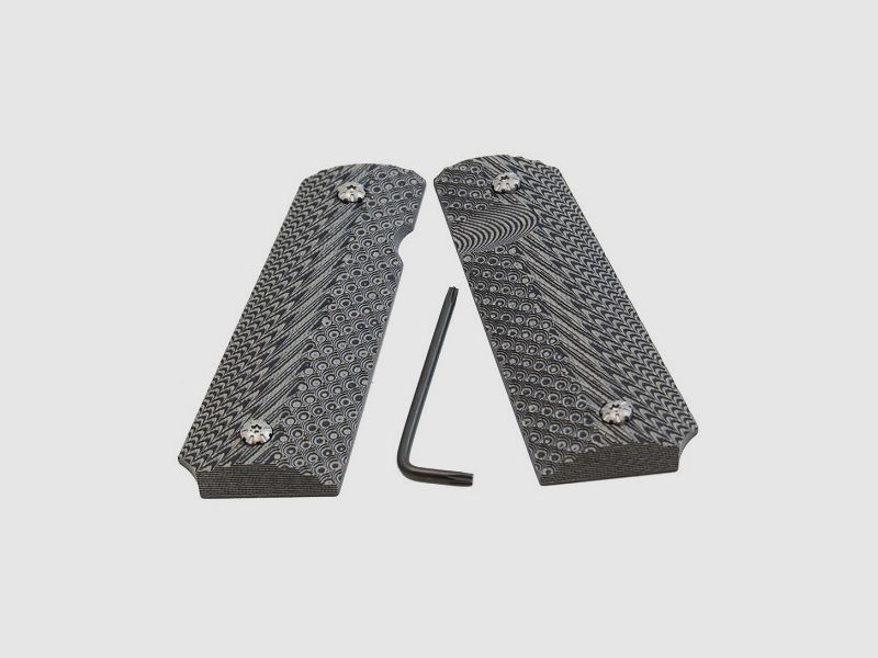 DAA G10 Plaquettes de crosse Colt 1911 Noires
