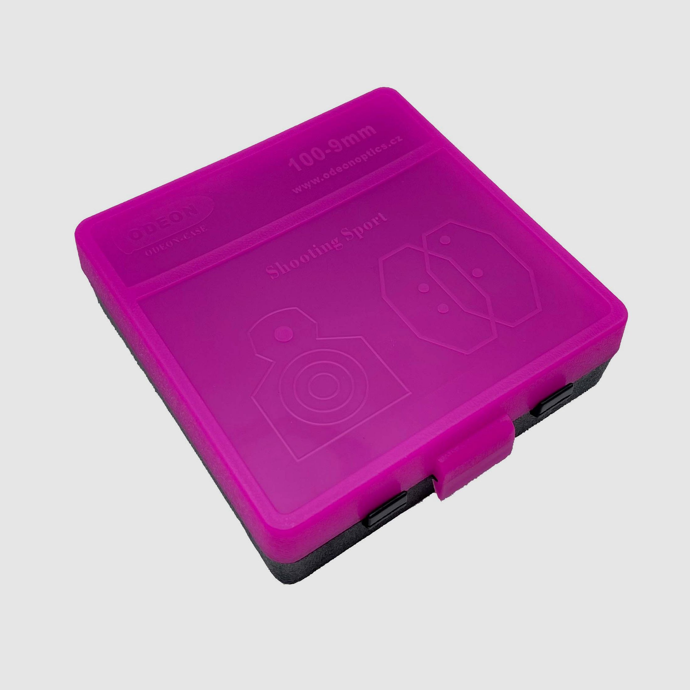100er Patronenbox 9mm Pink