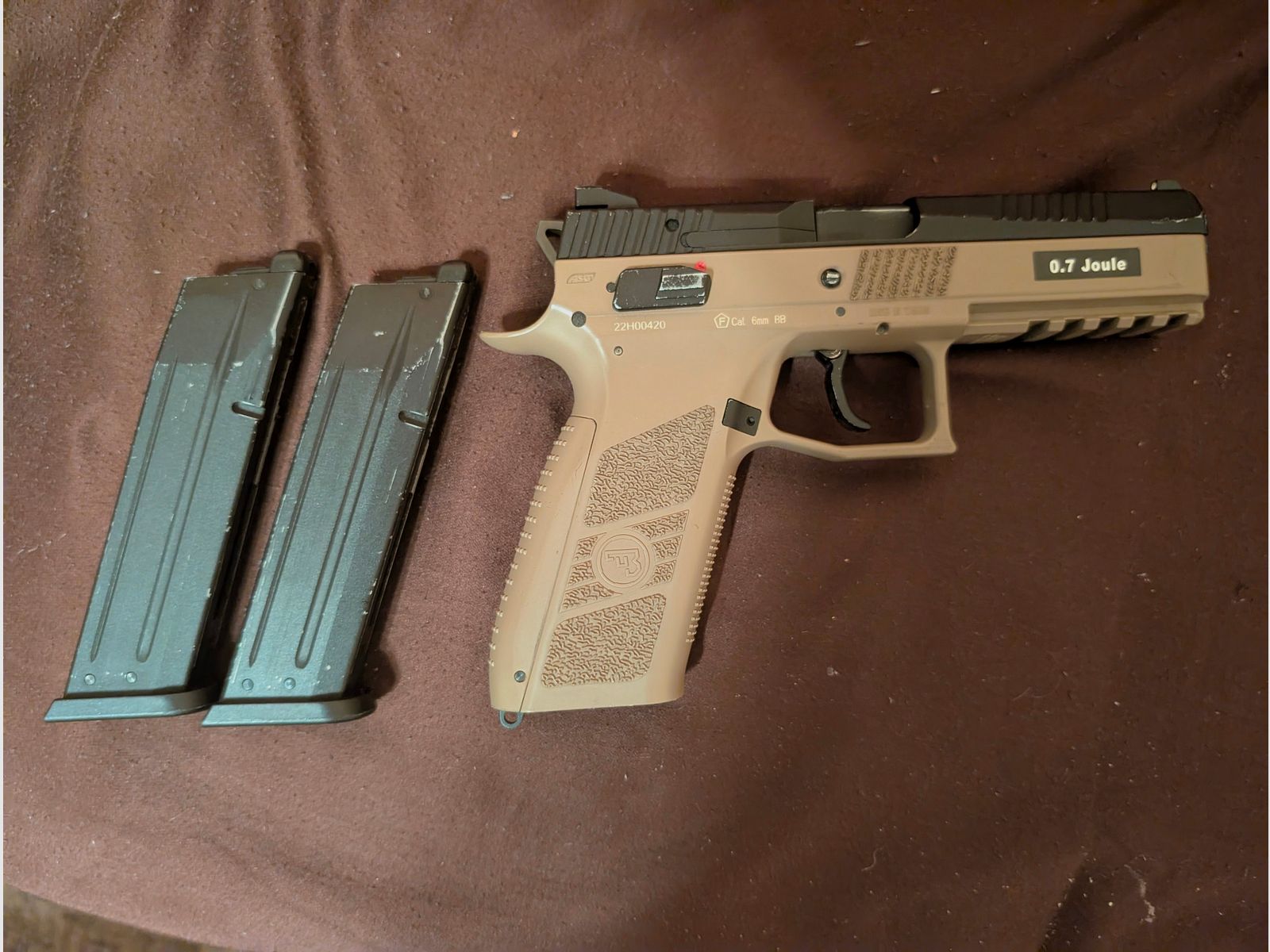 ASG CZ P07 CO2/Greengas 0,7 Julios